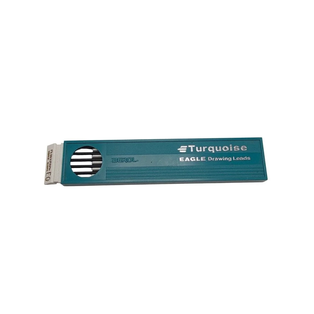12 Berol Turquoise Eagle Drawing Leads 2.375mm 5